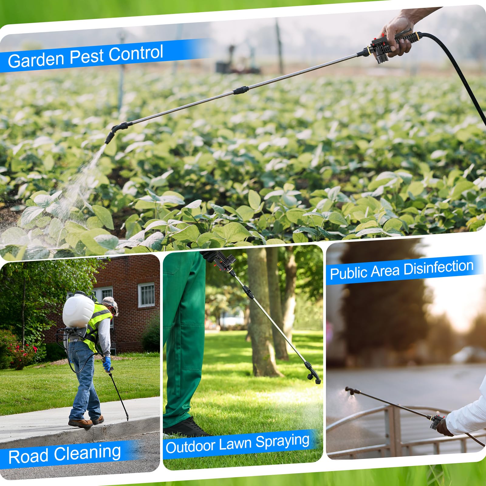 Feekoon sprayer assembly enables precise start and stop of liquid flow.