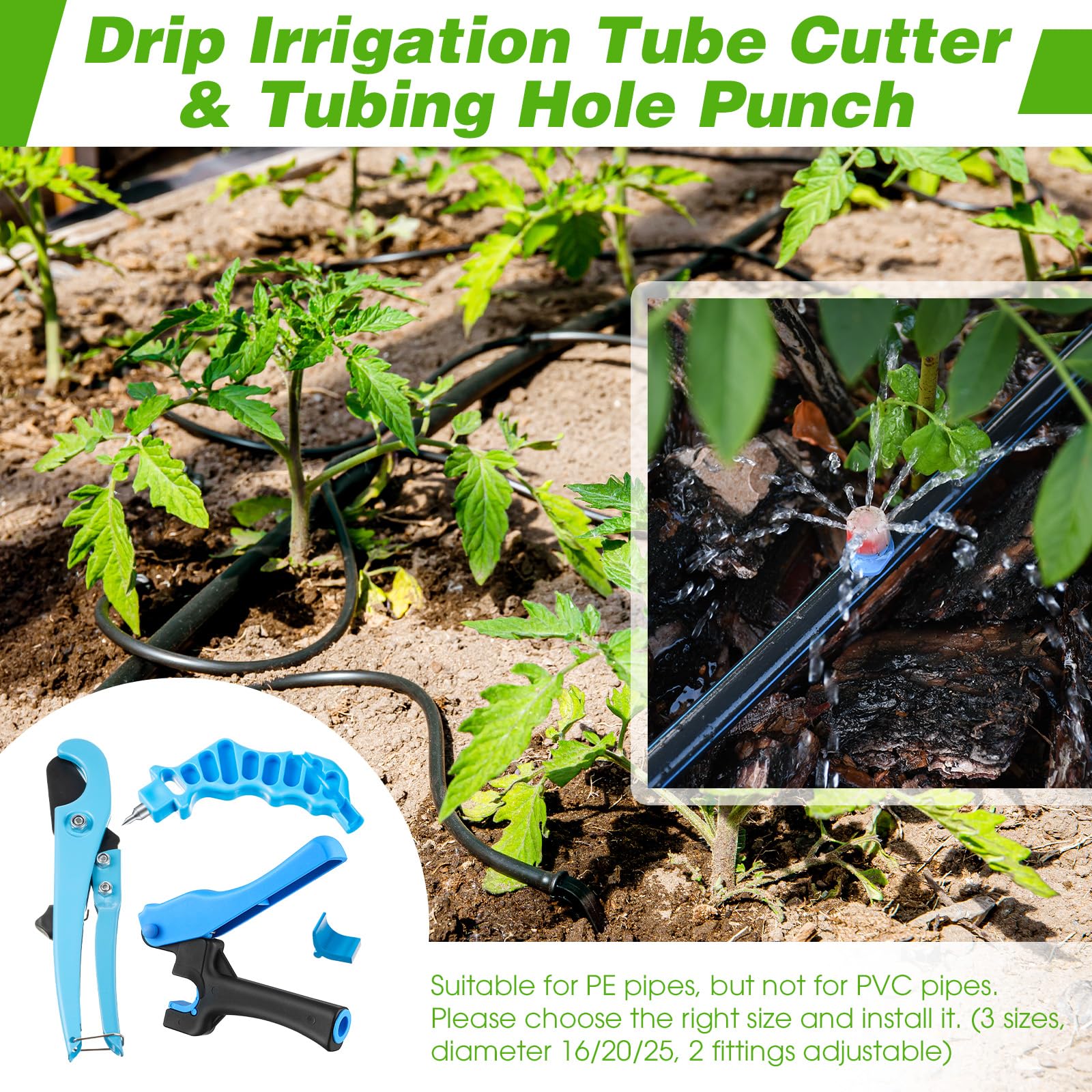 Feekoon irrigation repair kit for garden projects