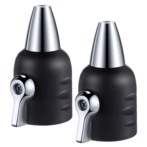 Feekoon jet nozzle with shut-off assembly demonstrates rugged zinc build enhancing powerful jet cleaning.