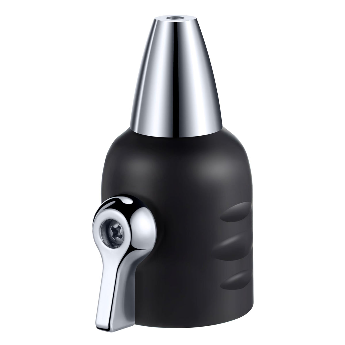 Feekoon jet nozzle with shut off delivers precise jet spray for garden cleaning.