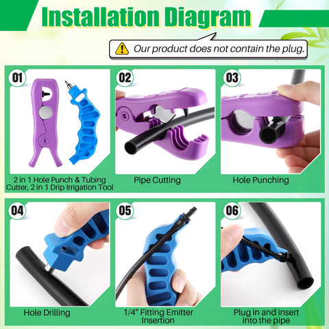 Feekoon punched hole aligns with drip emitter for even flow.
