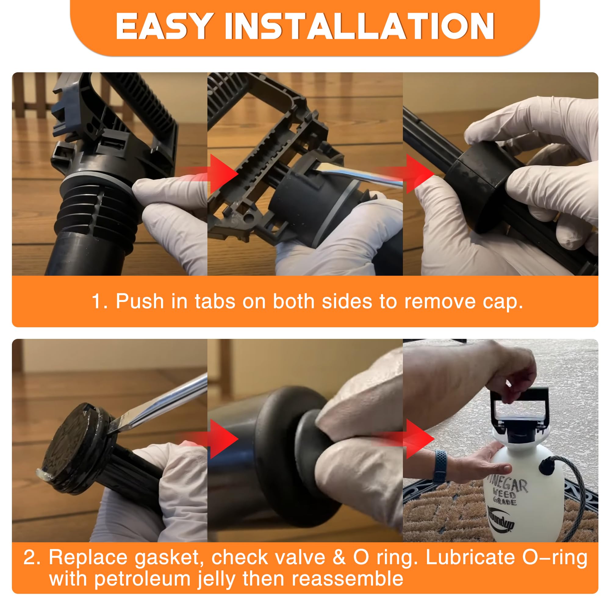 Feekoon Roundup 181538-compatible nozzle helps reach targeted areas with direct stream.