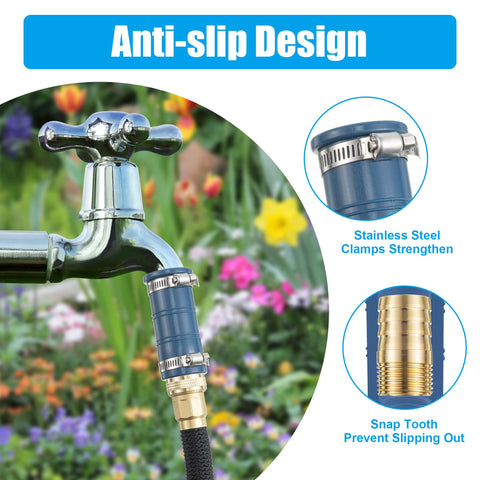Feekoon stainless steel clips reinforce the connection for added reliability.