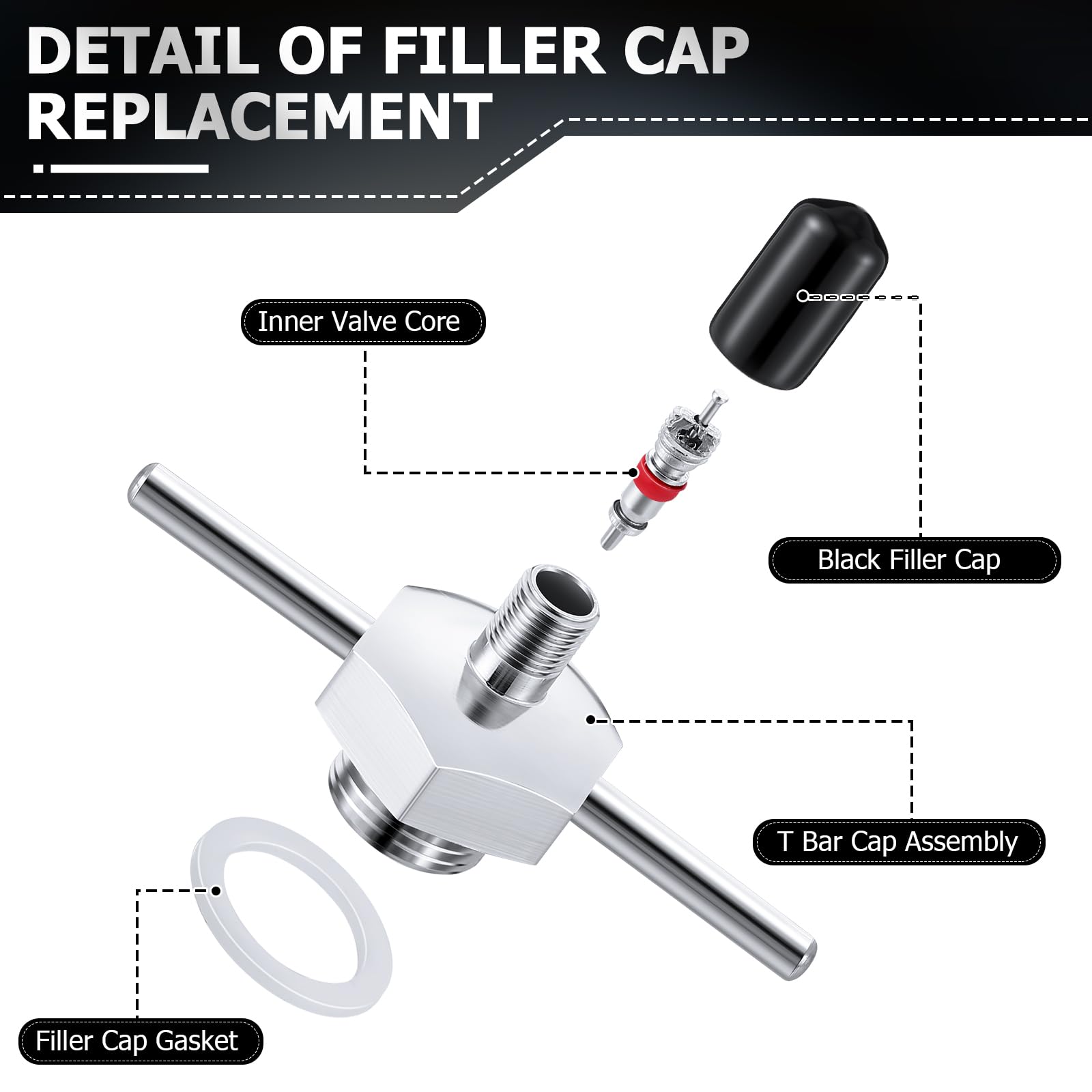 Feekoon cap compatible with Sprayer Vaper 19487 for seamless integration.
