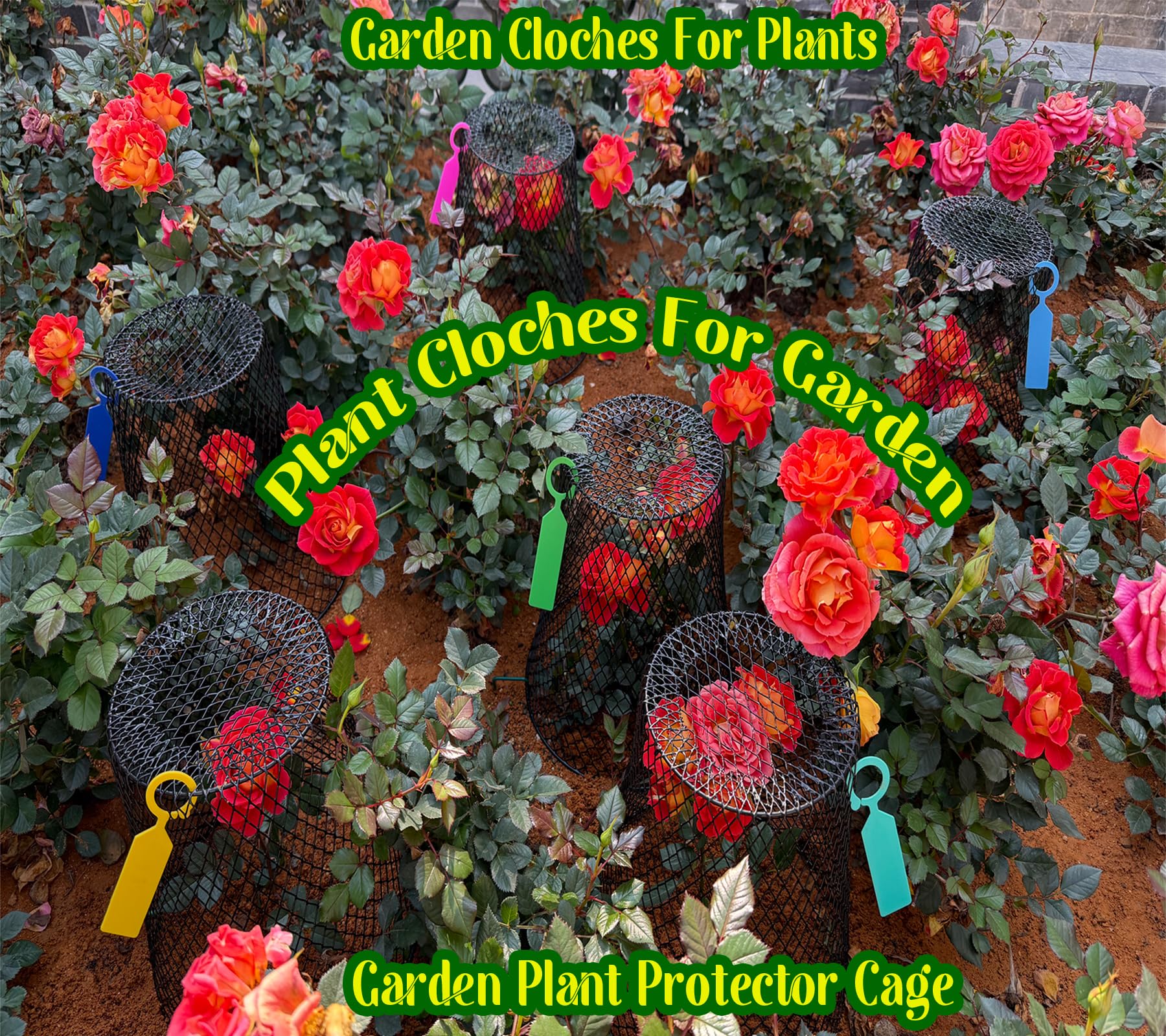 Feel Natural easy installation over a plant using the cage