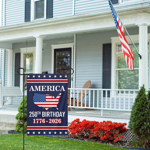 12x18 flag end with sleeve for hanging on poles