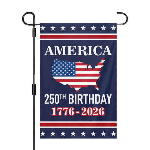 Feeniss USA 250th Birthday Flag 12x18 inches for outdoor display with vibrant color