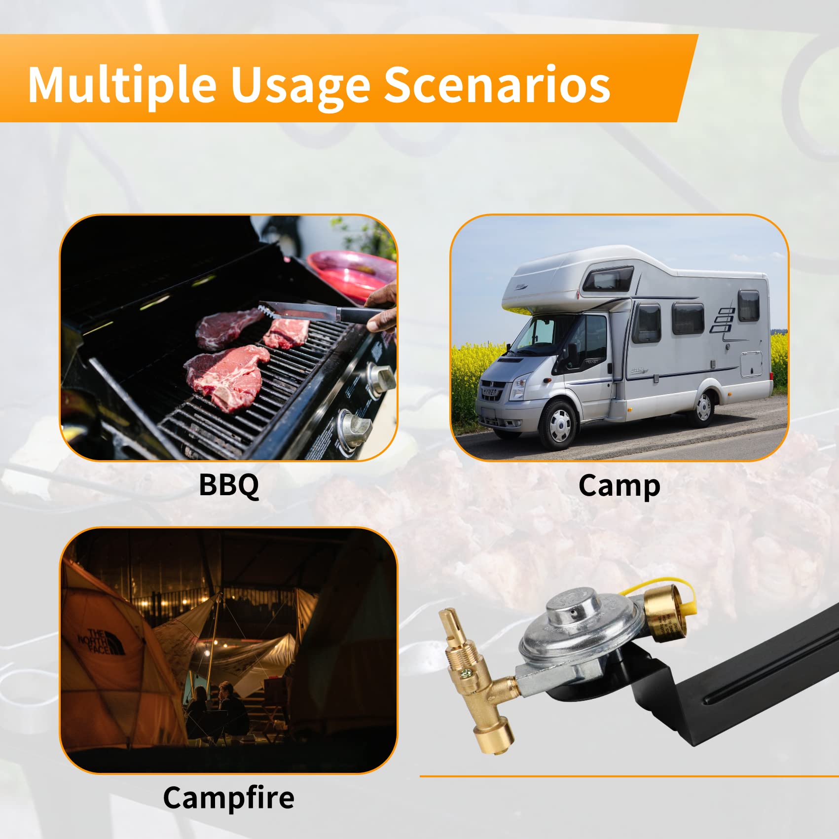 Feikeer 64866 durable metal construction for long-lasting grill performance.