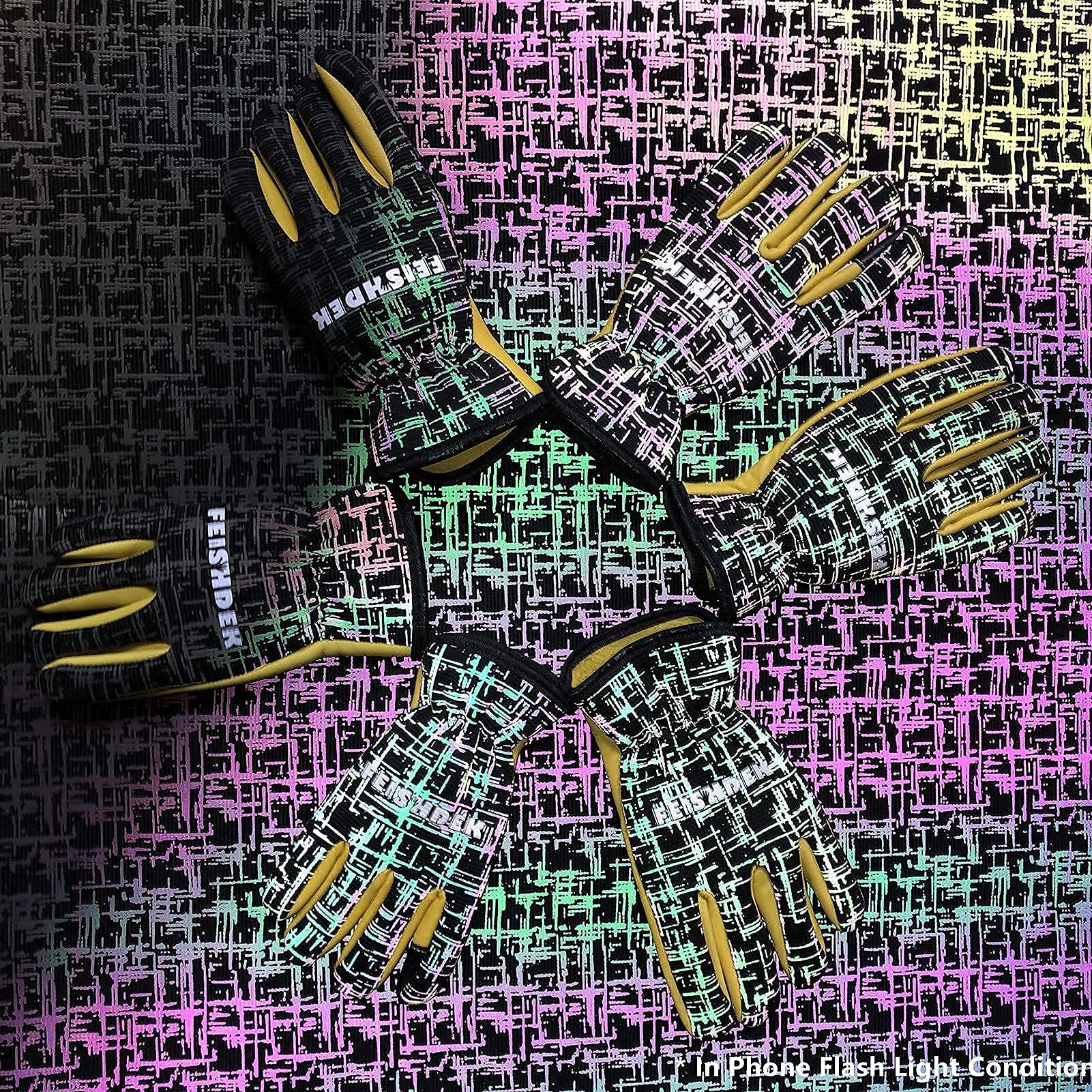 FEISHDEK kids gloves breathable back panel keeps hands cool