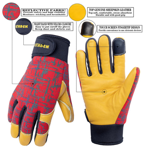 FEISHDEK kids gloves breathable back for comfortable wear during gardening