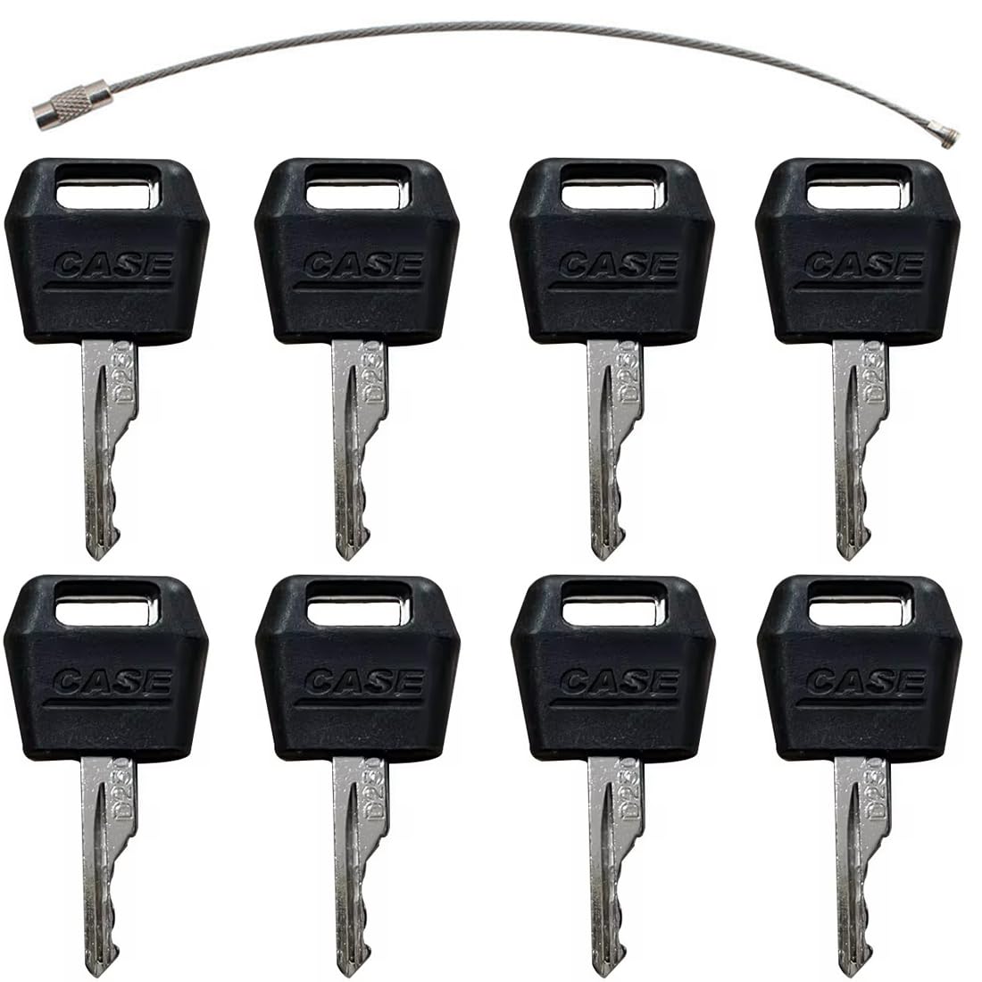 Feishunteng D250 ignition key set for Case IH equipment enables quick replacement
