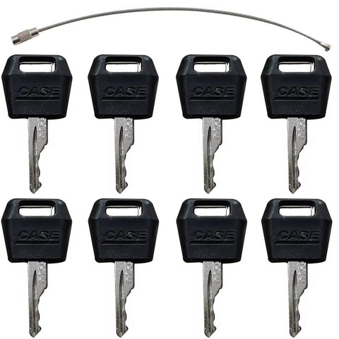 Feishunteng D250 ignition key set for Case IH equipment enables quick replacement