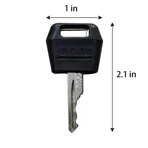 Feishunteng IH tractor ignition key for Case IH equipment, durable metal construction