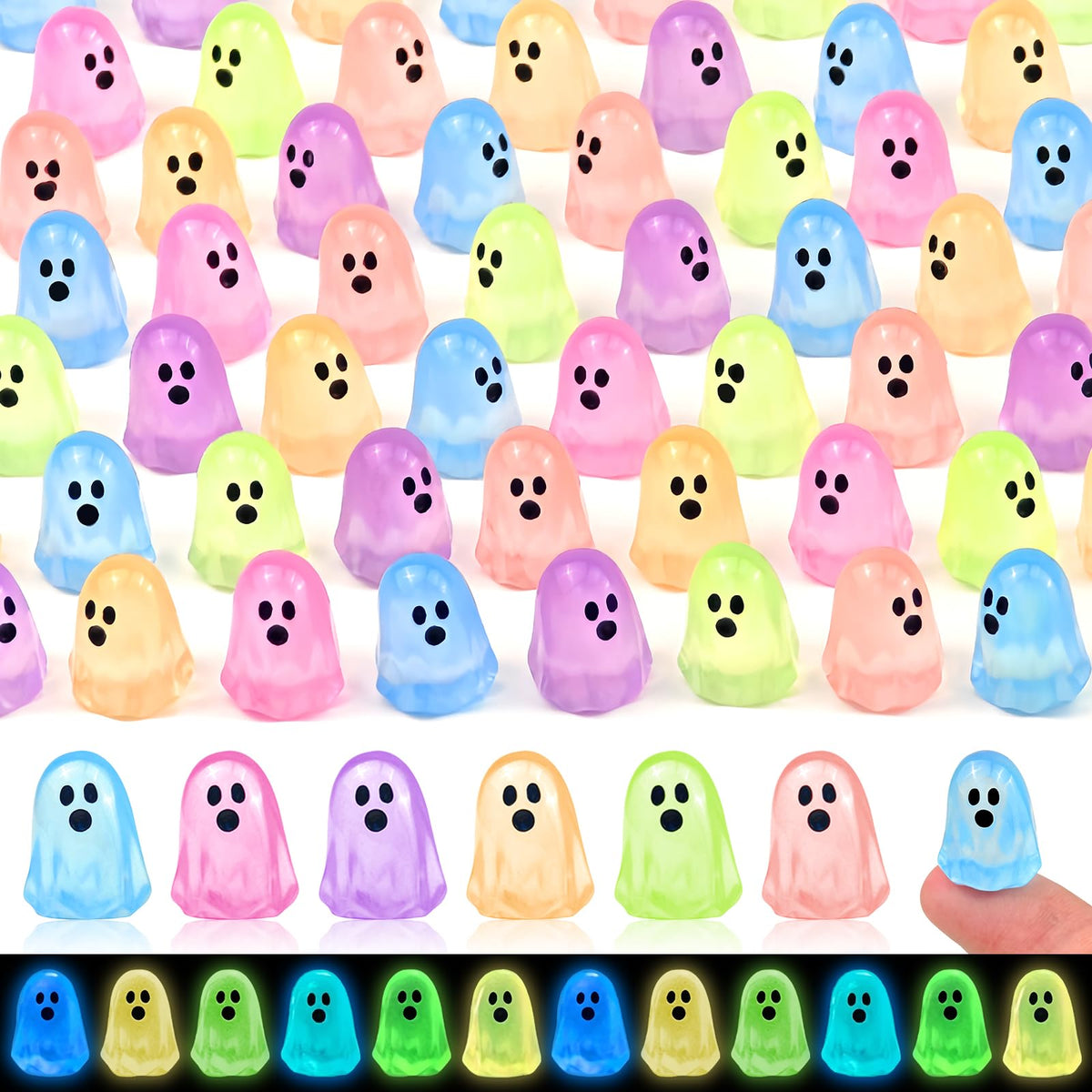Feivando luminous ghost figures for Halloween decor and crafts