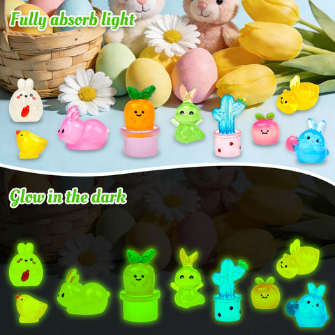 Feivando carrot figurine glows at night, bright accents for garden micro landscapes