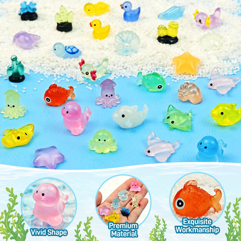 Feivando luminous octopus figure enhances night-time accents in tanks and crafts.