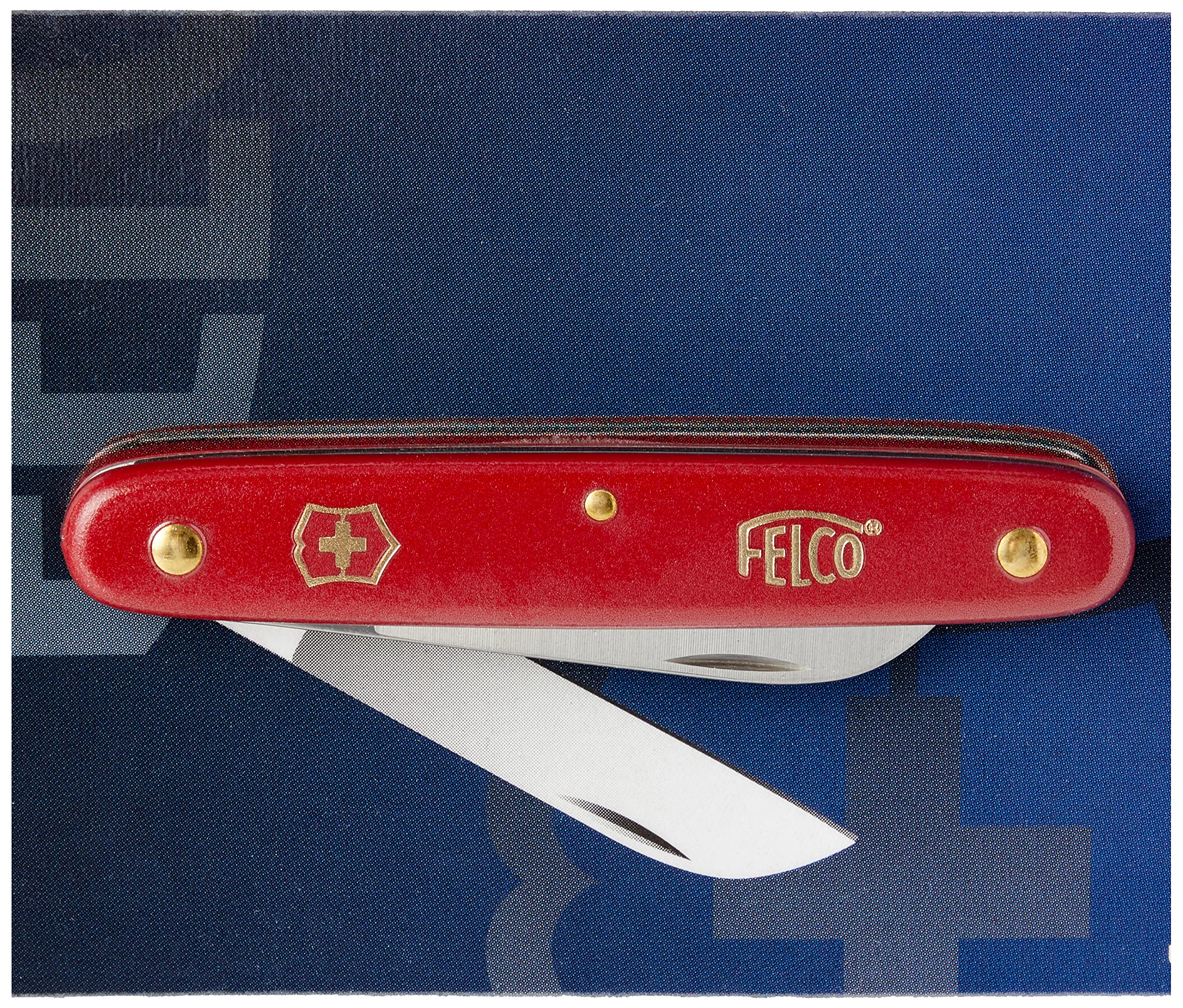 FELCO stainless steel blade offering durable sharpness for grafting tasks