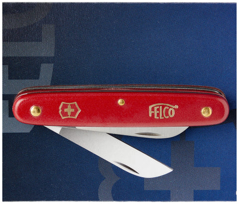 FELCO stainless steel blade offering durable sharpness for grafting tasks