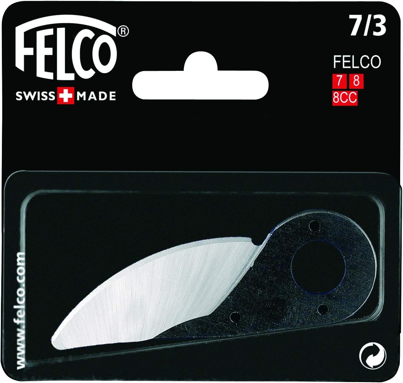 Felco 7-3 replacement blade for F7/F8 pruners, durable edge for clean cuts