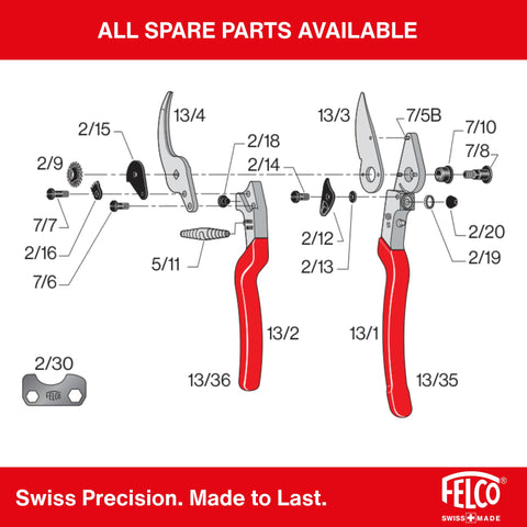 FELCO F-13 design suits large hands with balanced weight.