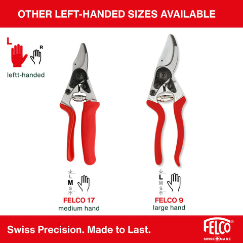 FELCO F16 rubber grip for secure, comfortable handling