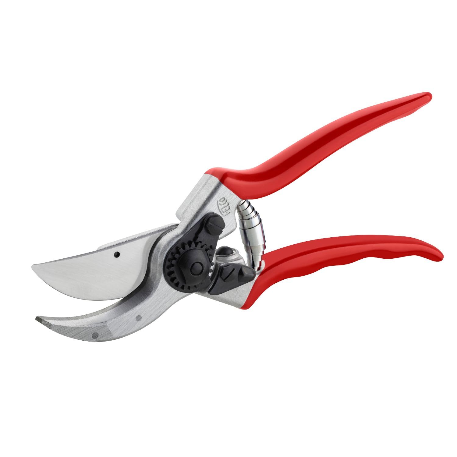 Felco F2 aluminum body offers lightweight durability for daily pruning.