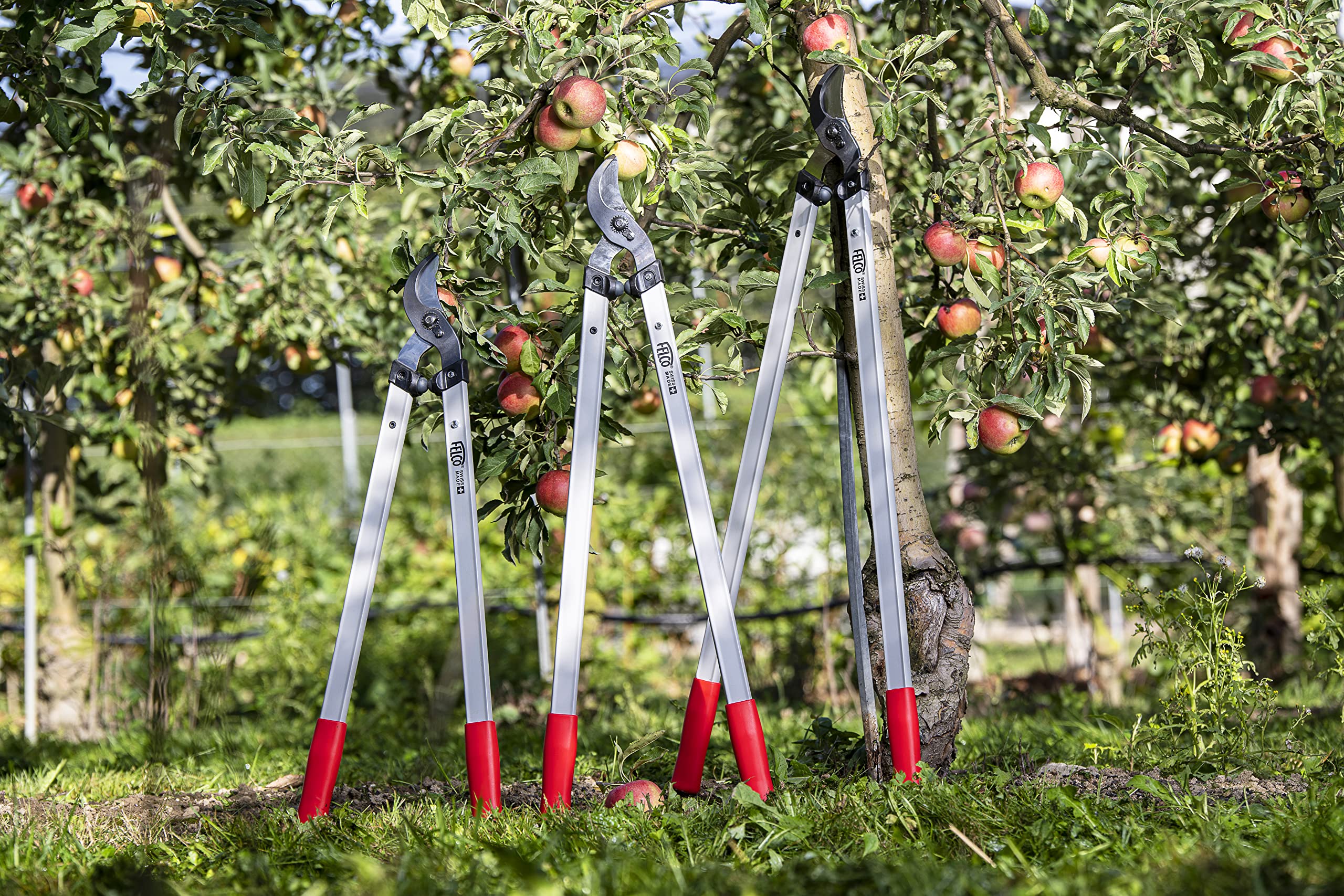 FELCO F221-80 lightweight aluminum handles reduce fatigue during long pruning sessions