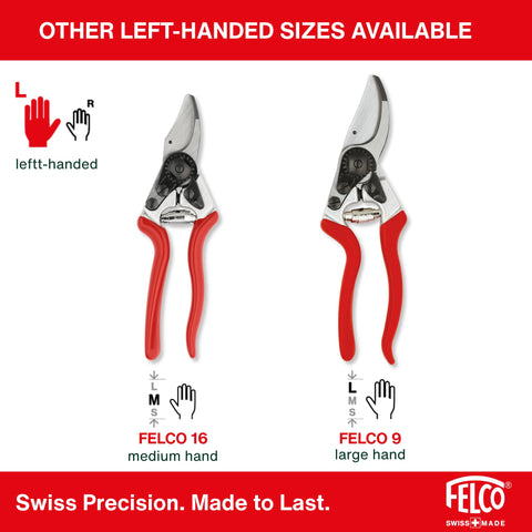FELCO F31 rubberized grip delivers durable comfort during long pruning