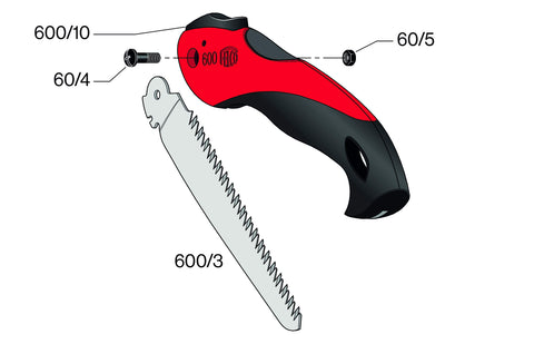 Lightweight design makes the FELCO F600 easy to carry on-site.