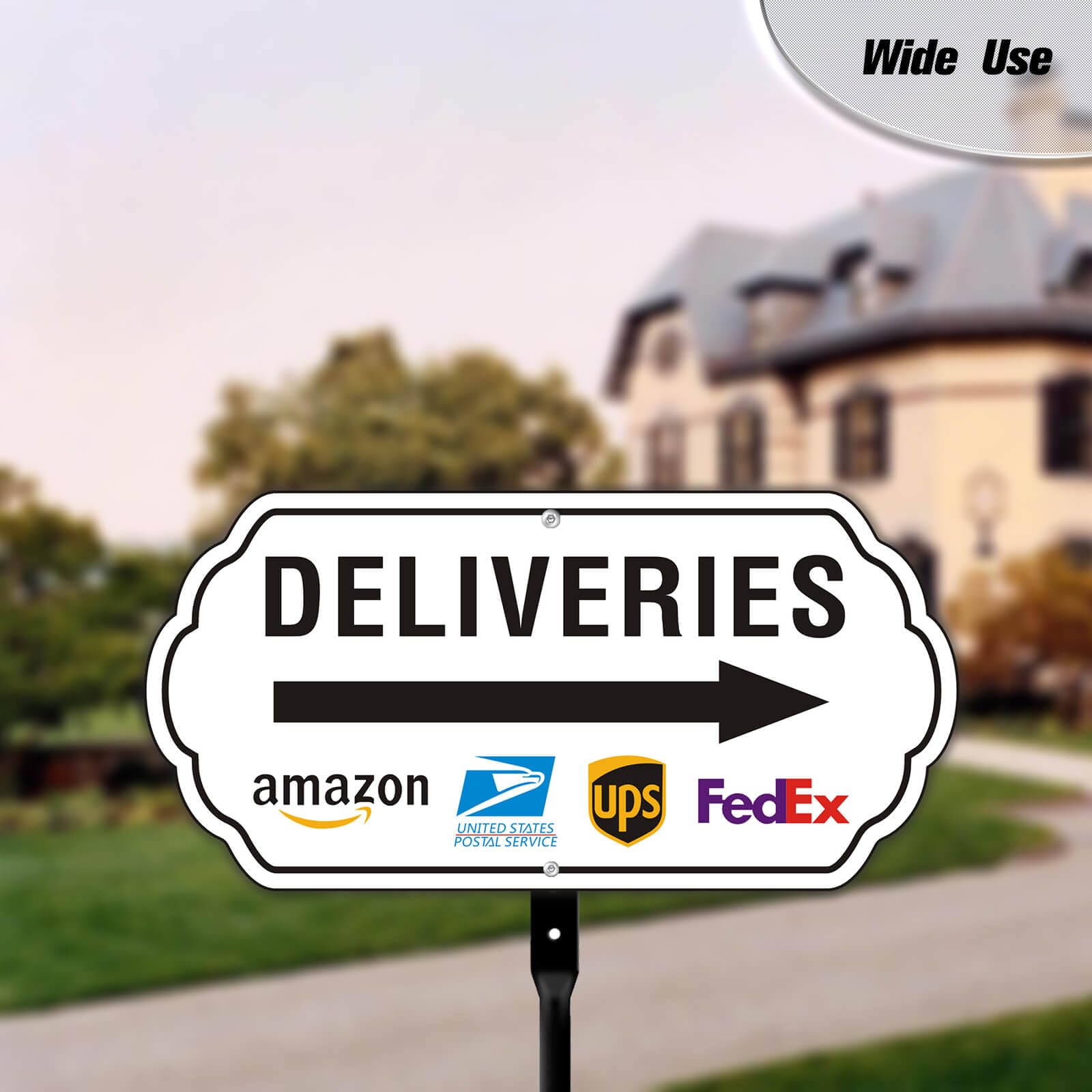 Felexdo aluminum weatherproof sign withstands sun and rain