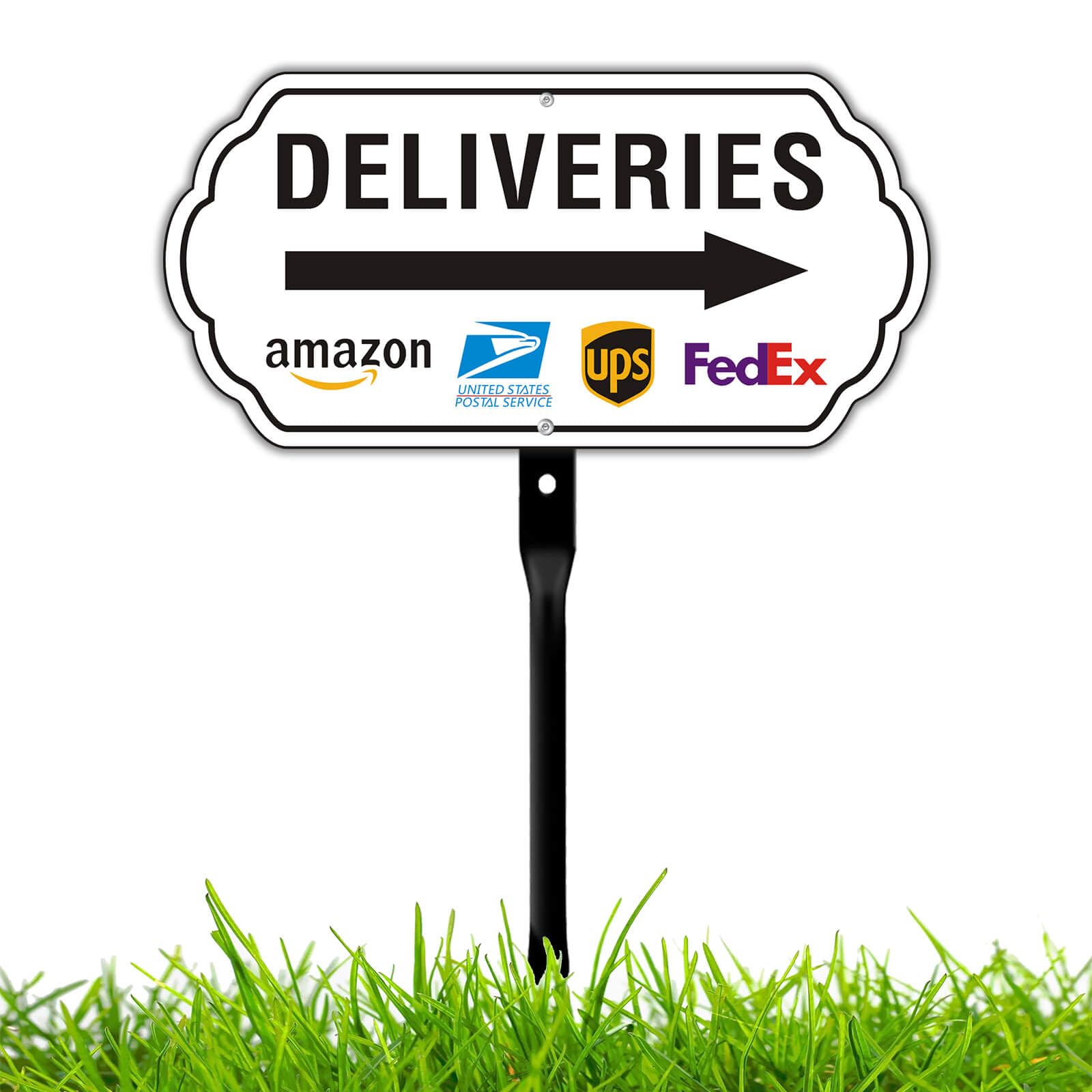 Felexdo 12x6 deliveries sign for clear package placement