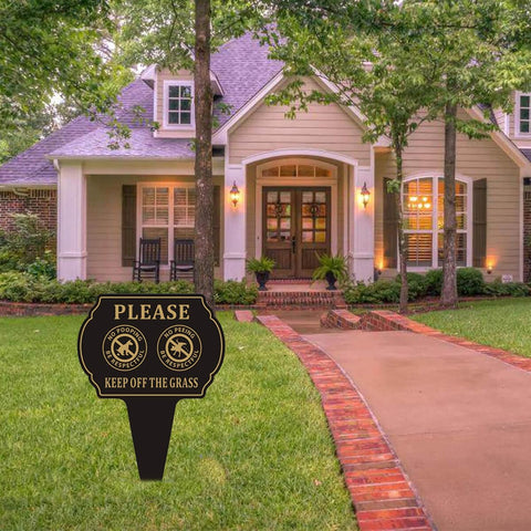 Felexdo easy-install yard sign requires no tools