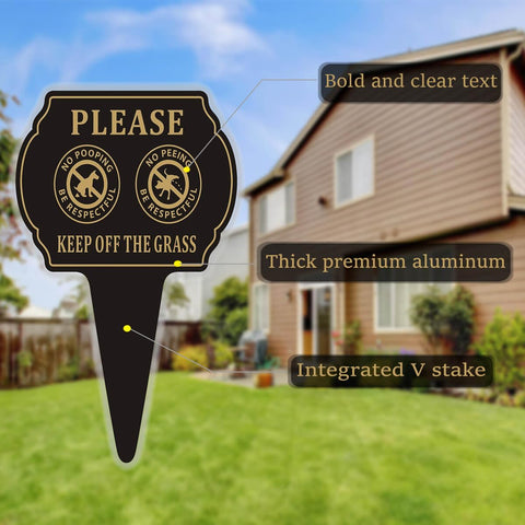 Felexdo integrated stake yard sign for quick outdoor setup