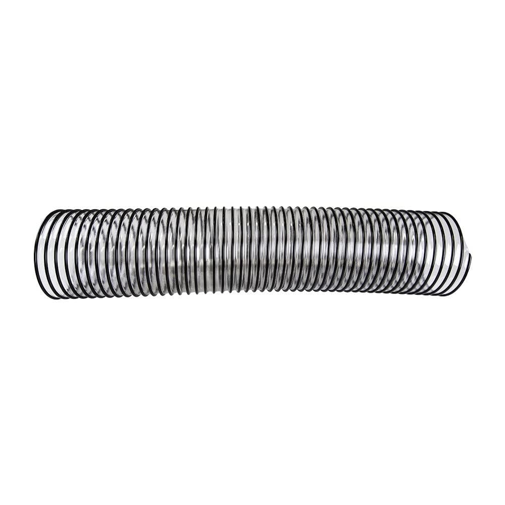 Felhood Bagger Flex Hose close-up shows 8-inch diameter for versatile connections.