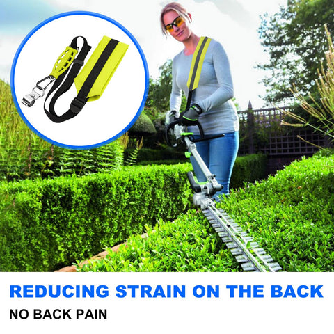 Felhood weight-absorbing system reduces fatigue during extended yard work.
