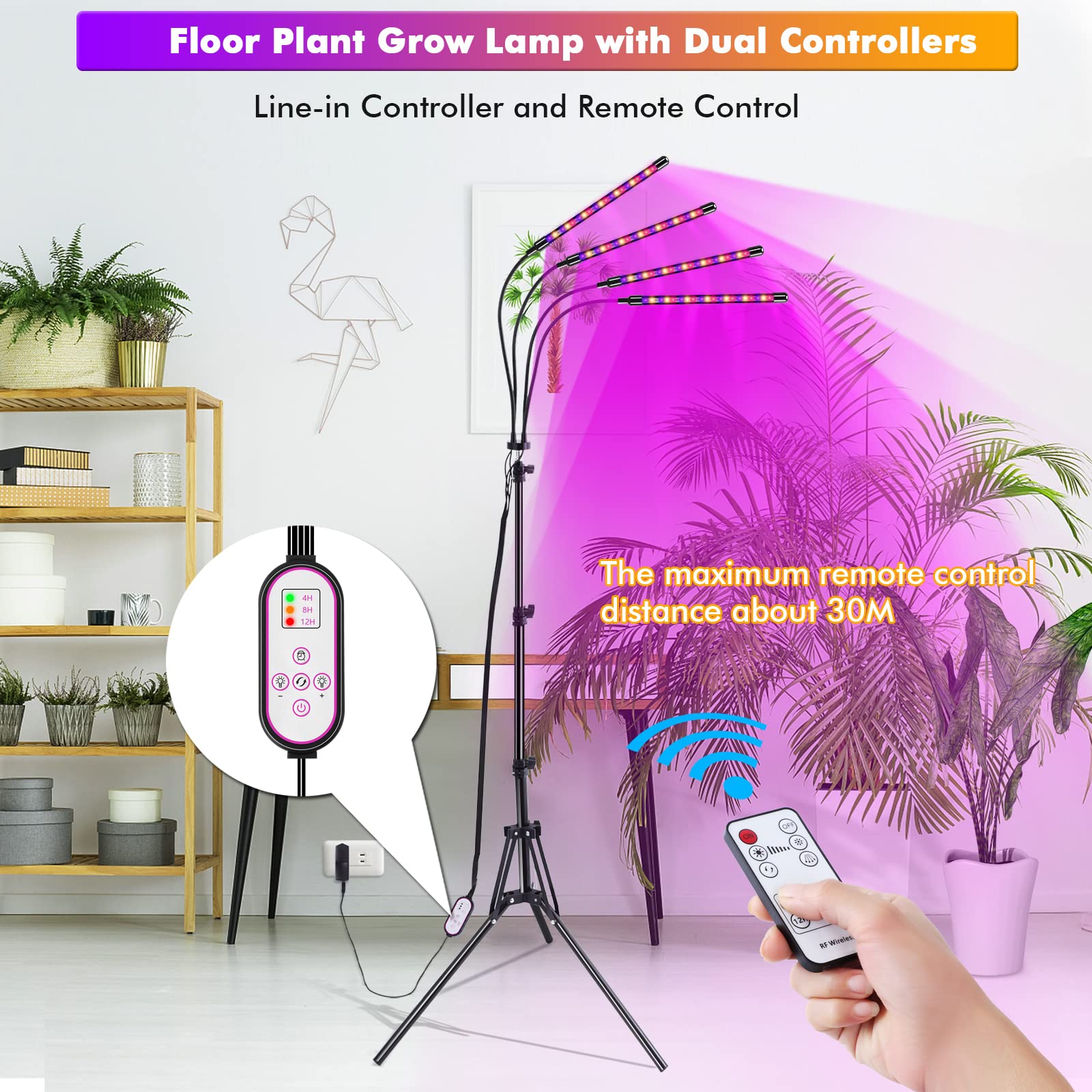 Felibeaco dimmable levels customize lighting for plant stages