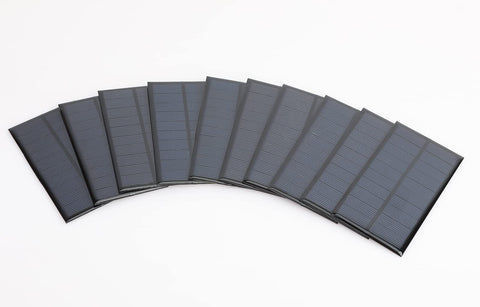 FellDen 5V micro solar panels front view ideal for DIY charging projects.