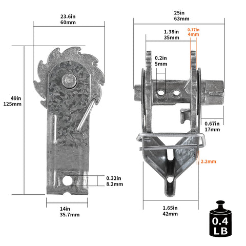 Fence Shock aluminum alloy body provides durable, long-lasting performance.