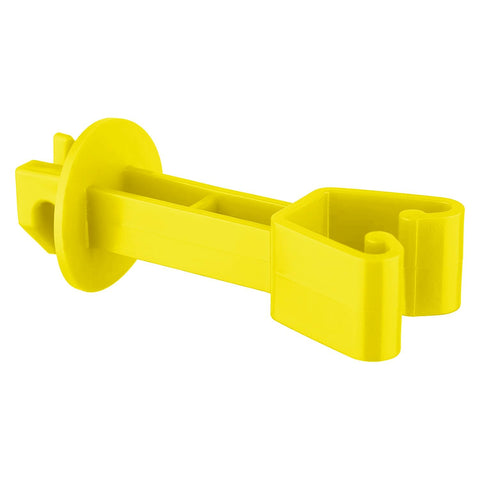 Fence Shock extended insulator for chain-link posts enhances arcing protection and post longevity.
