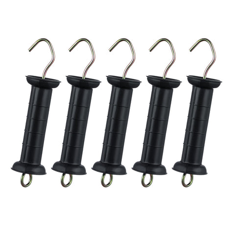 FENCE SHOCK Fensmile insulated gate handle 5pcs showcasing durable, weatherproof design for electric fencing.