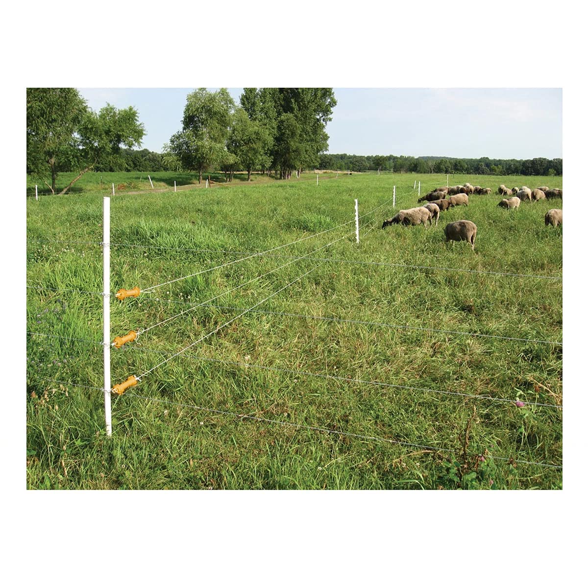 FENCE SHOCK installation-ready gate handle setup with electrified wire compatibility
