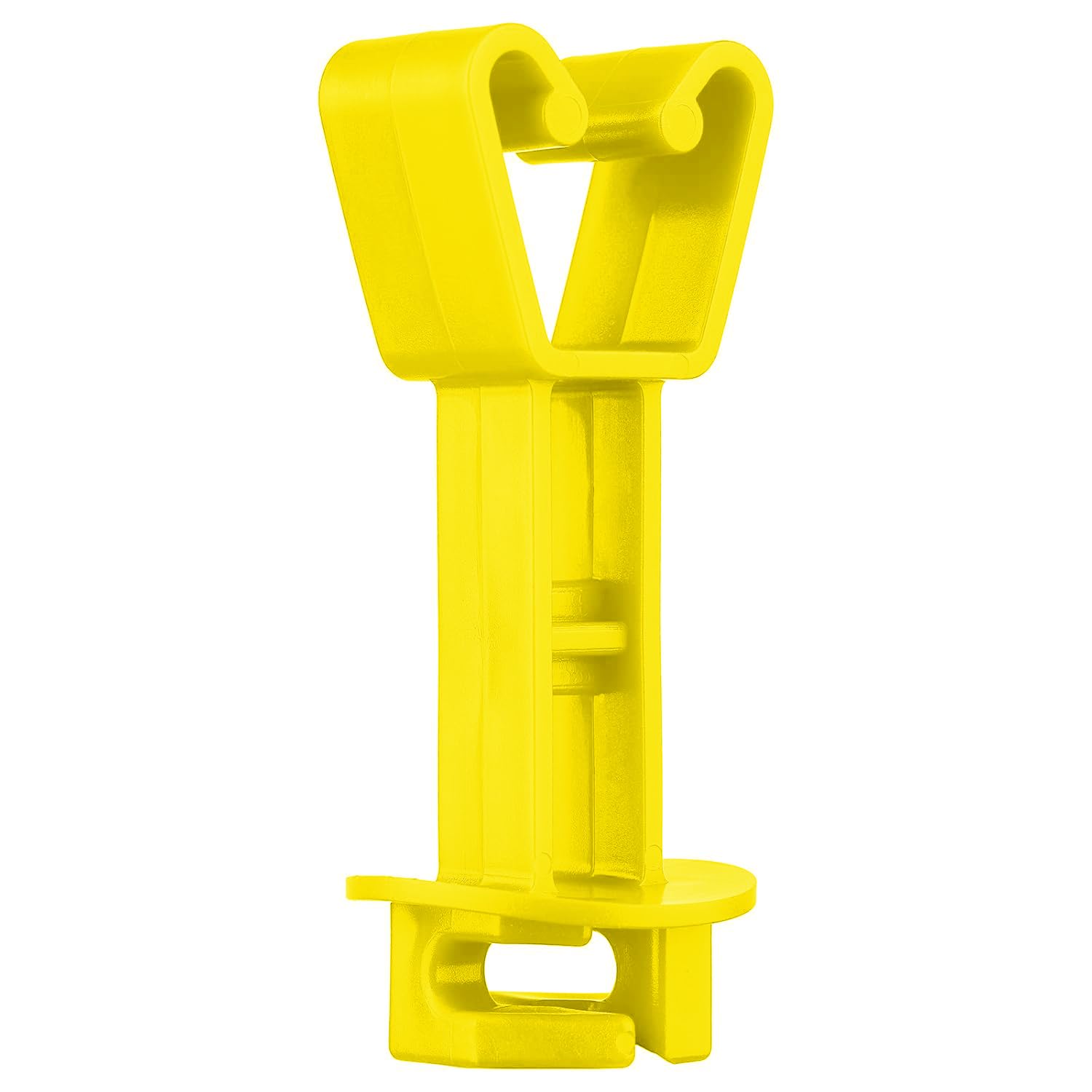 Fence Shock wire-attachment insulator keeps electrified wire free-running across fences.