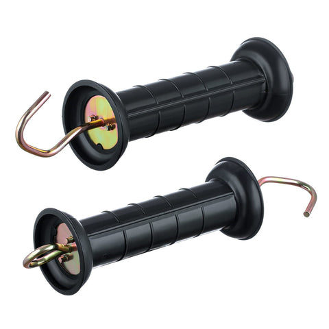 FENCE SHOCK zinc-plated hook detail emphasizes corrosion resistance for long-lasting use.
