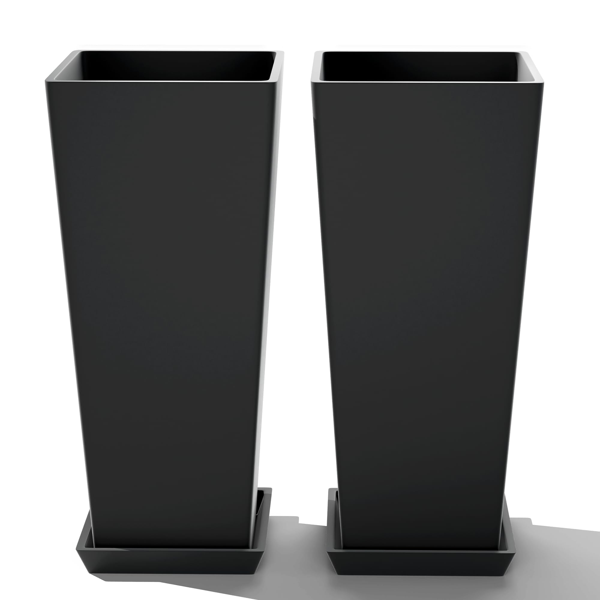 FENCY large-capacity planter supports deep roots and tall foliage.