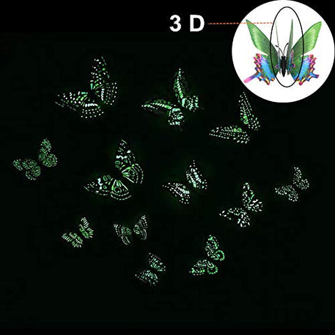 FENELY multi-size butterflies create varied, dynamic wing displays.