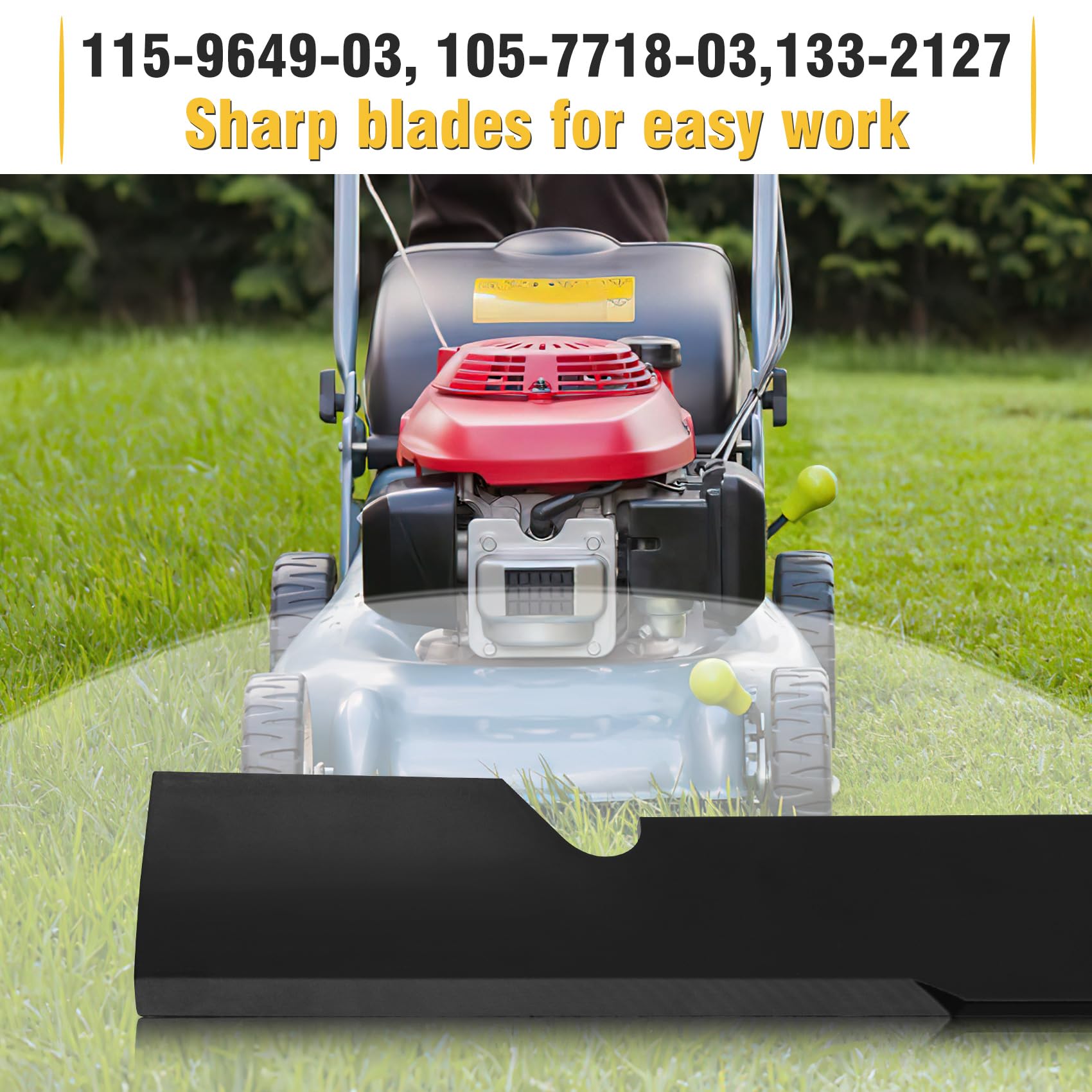Blade compatible with Toro 60-inch TimeCutter models and related decks.