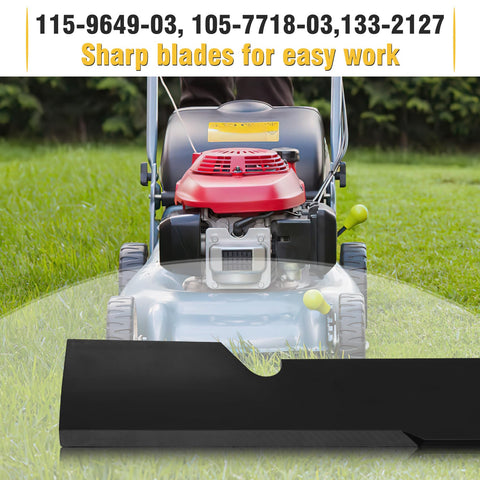 Blade compatible with Toro 60-inch TimeCutter models and related decks.
