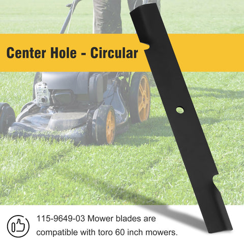 Spiral-end blades from Fengind help reduce resistance in rocky lawns.