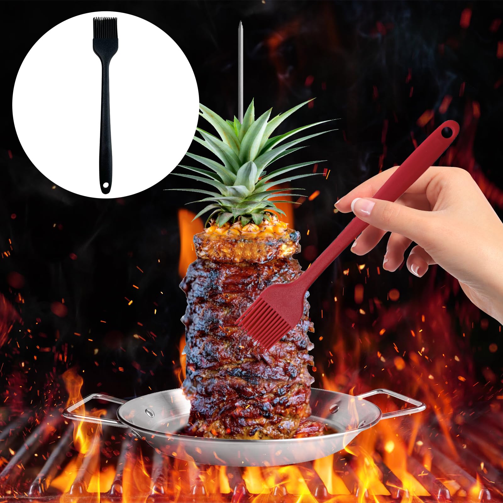 Fengzhe Al Pastor stand enhances home cooking setup for versatile recipes.