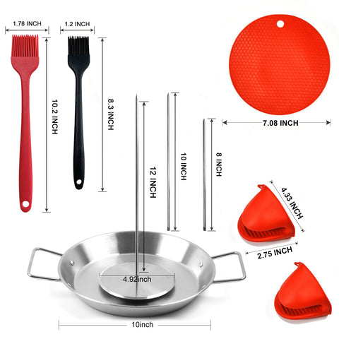Fengzhe 3-spikes removable focuses on layered ingredients for even browning.